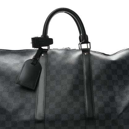 Louis Vuitton Damier Cobalt Keepall Bandouliere 55 6 of 10