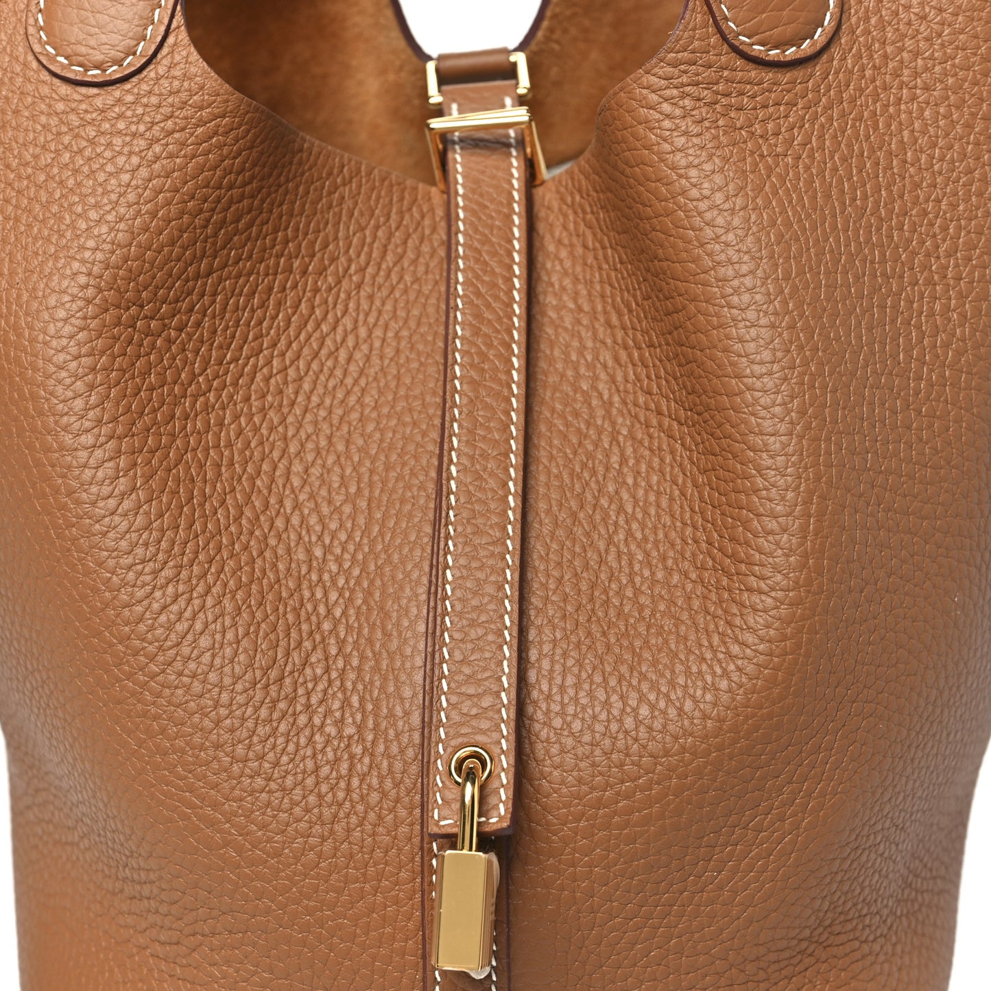 Taurillon Clemence Picotin Lock 22 MM Gold