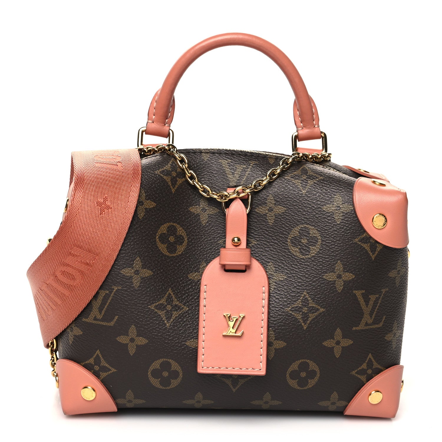 Louis Vuitton Monogram Petite Malle Souple Peach 1 of 11