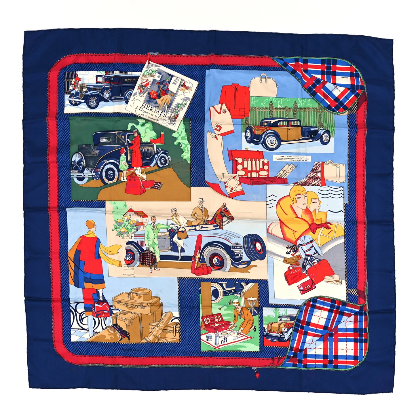 Silk L'Elegance et le Confort en Automobile Scarf 90