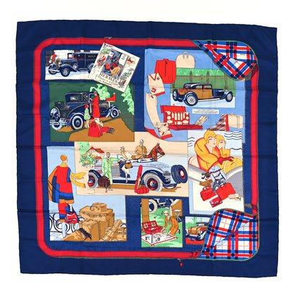 Hermes Silk L'Elegance et le Confort en Automobile Scarf 90 1 of 3