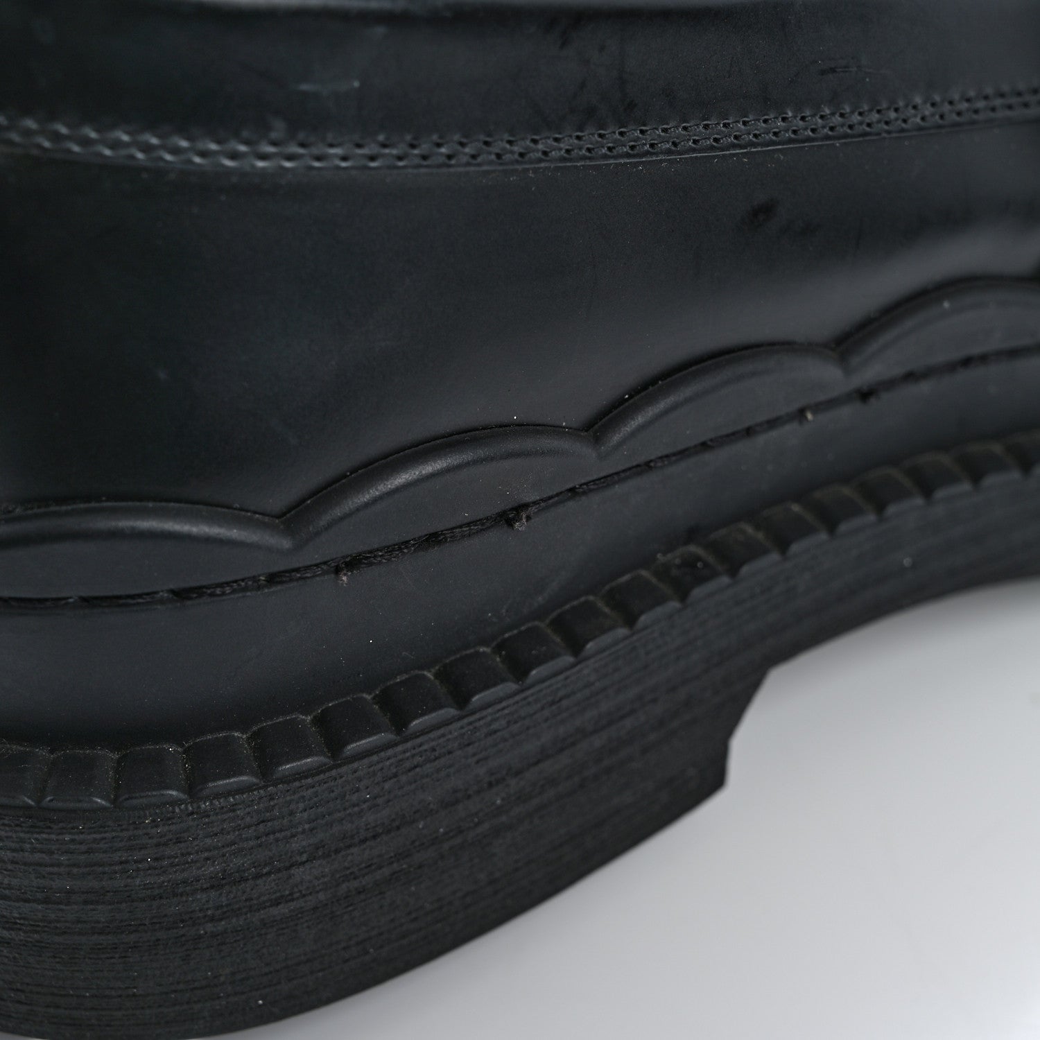 Gucci Cordovan Lux Womens Logo Patch Loafers 40.5 Black 14 of 14