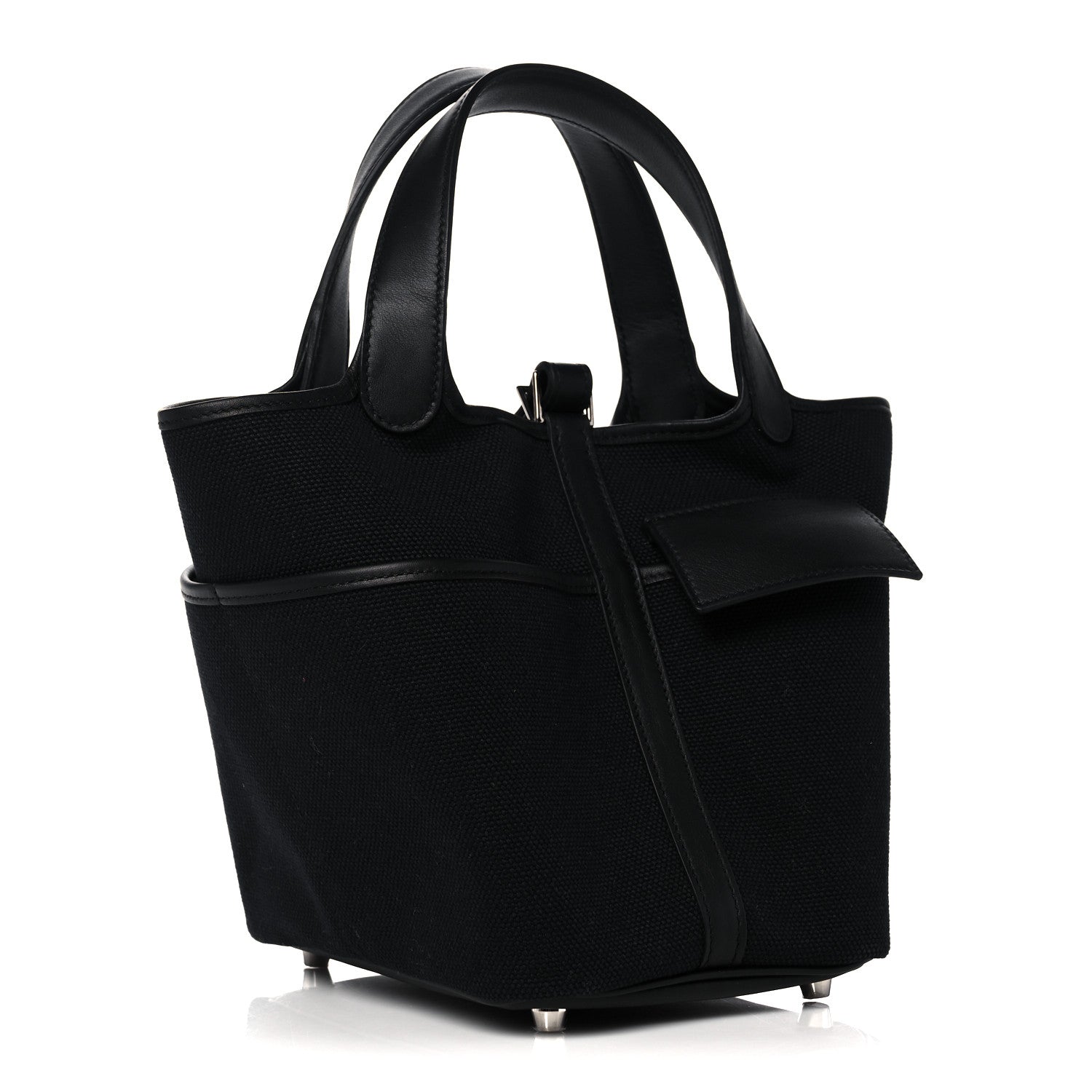 Hermes Toile Goeland Swift Cargo Picotin Lock 18 Black 3 of 10