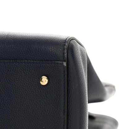 Chanel Grained Calfskin Medium Neo Executive Shopper Tote Dark Blue 12 of 16