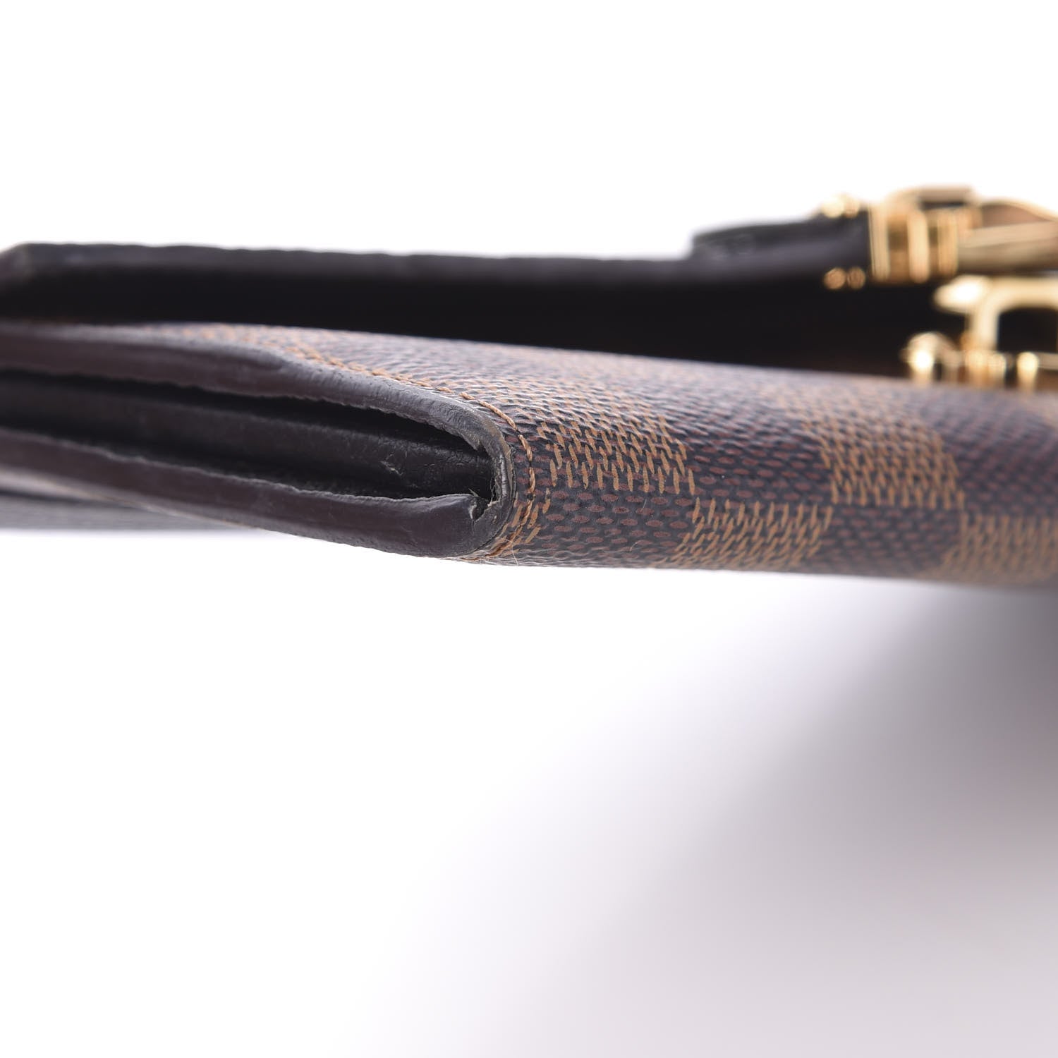 Louis Vuitton Damier Ebene Clapton Wallet Black 9 of 10