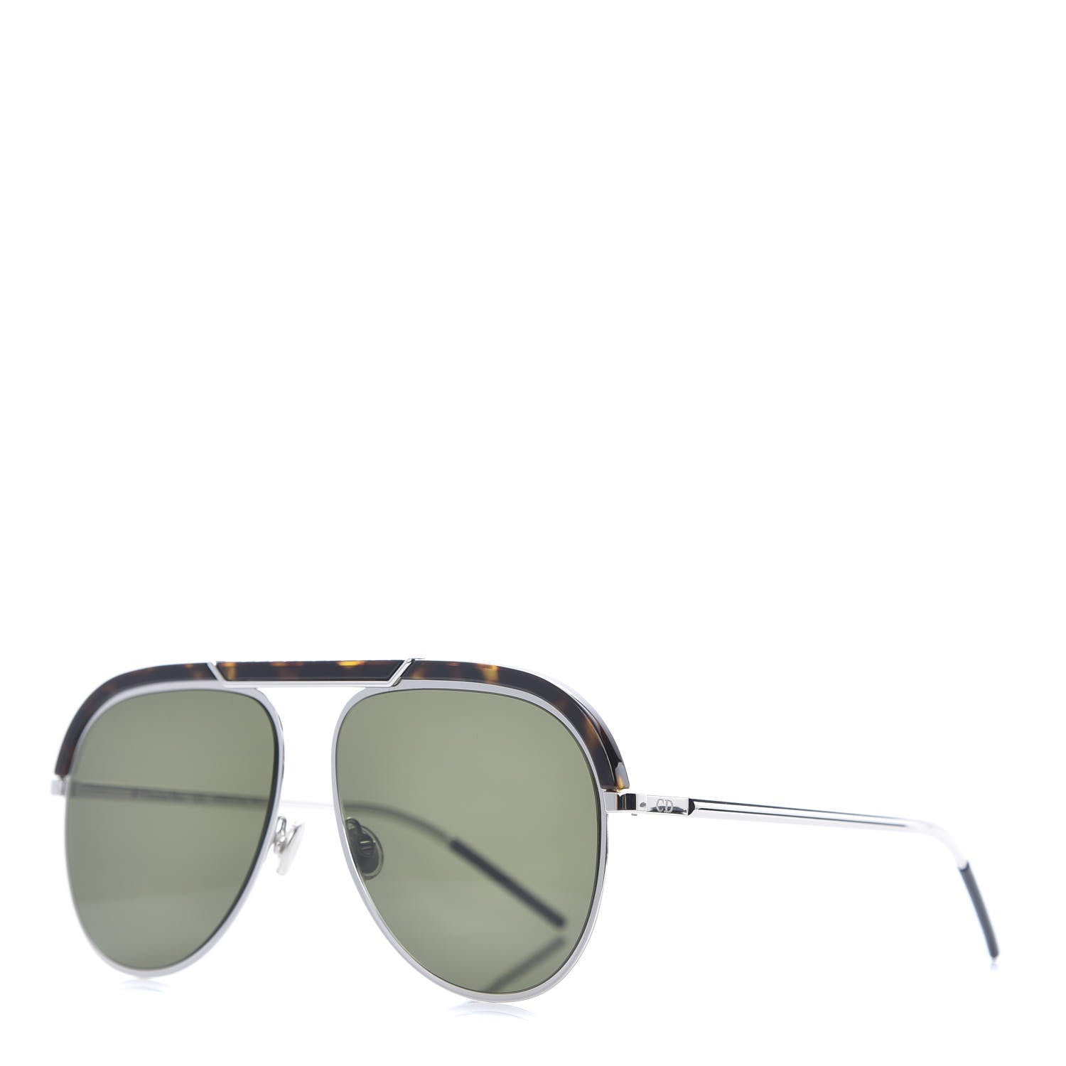 Christian Dior Desertic Aviator Sunglasses Silver 1 of 7