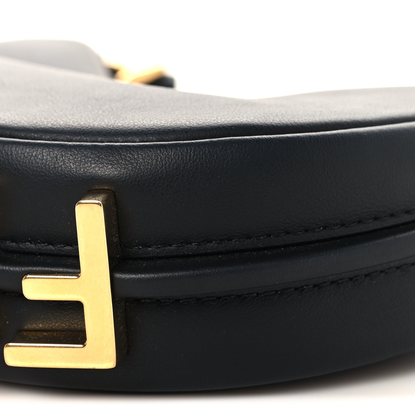 Vitello Grace Matte Nano Fendigraphy Hobo Charm Black