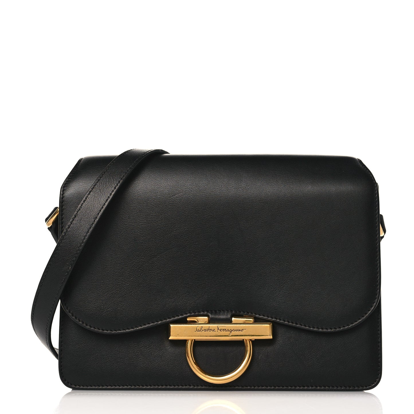 Calfskin Joanne Crossbody Black