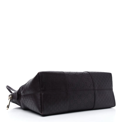 Gucci Guccissima Medium Bree Shoulder Bag Chocolate 4 of 28
