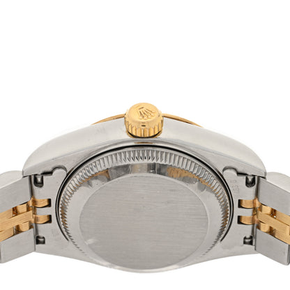 Rolex Stainless Steel 18K Yellow Gold Diamond 26mm Oyster Perpetual Datejust Watch Champagne 79173 4 of 4