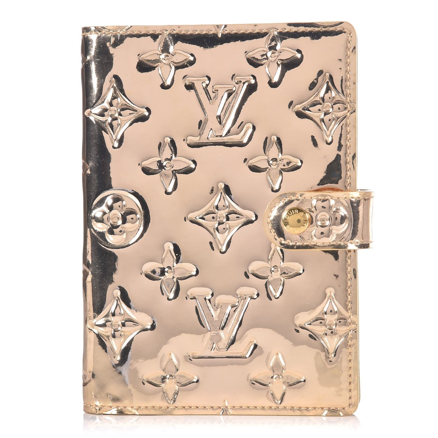 Monogram Miroir Small Ring Agenda Gold