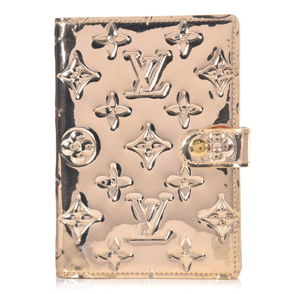 Louis Vuitton Monogram Miroir Small Ring Agenda Gold 1 of 10