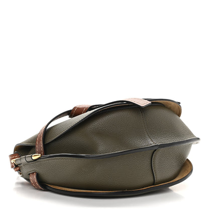 Loewe Calfskin Medium Gate Crossbody Bag Khaki Green 4 of 10