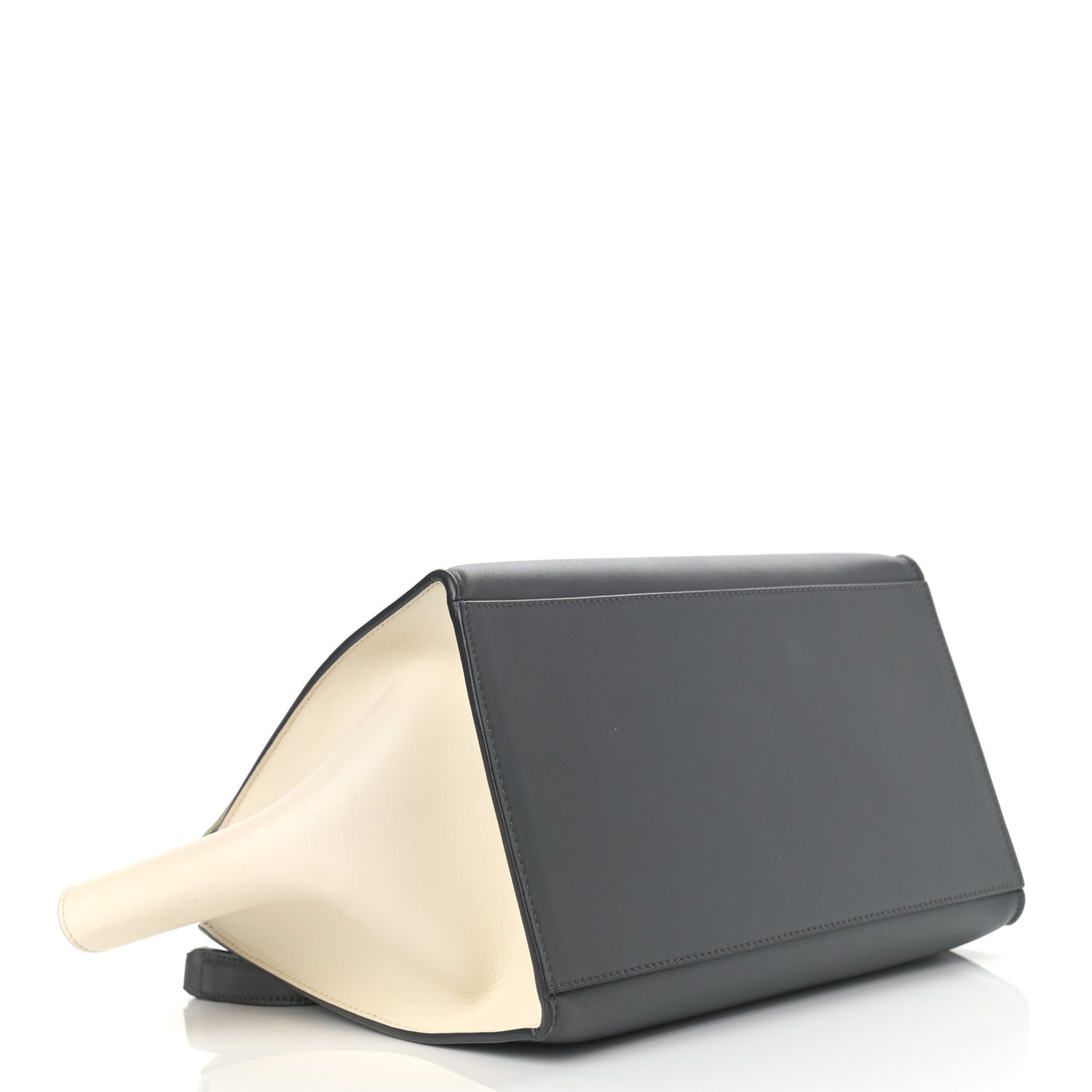 Smooth Calfskin Medium Tri-Color Trapeze Pistachio