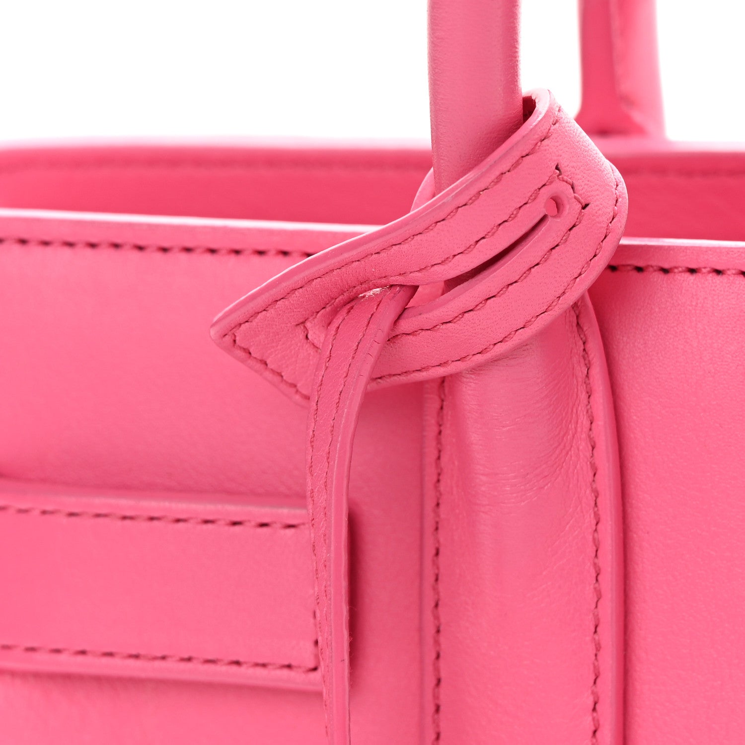 Saint Laurent Calfskin Sac De Jour Nano Lipstick Fuchsia 13 of 15