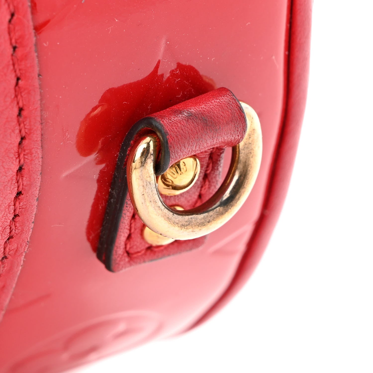 Louis Vuitton Vernis Mini Boite Chapeau Souple Red 11 of 11