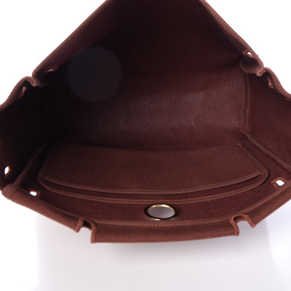 Hermes Toile Vache Calfskin Herbag 30 PM Natural 10 of 18