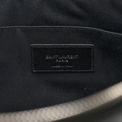 Saint Laurent Calfskin Star Rider iPad Pouch Black Silver 7 of 10