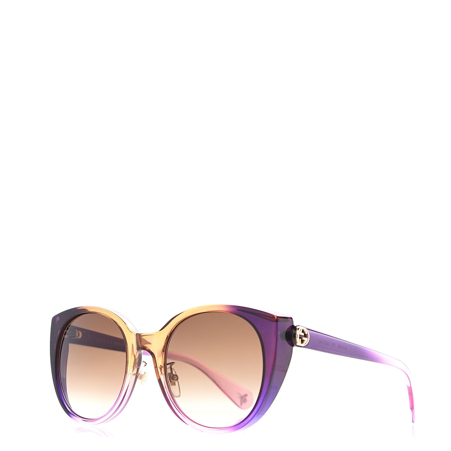 Gucci Acetate Cat Eye GG0369S Sunglasses Purple 1 of 6