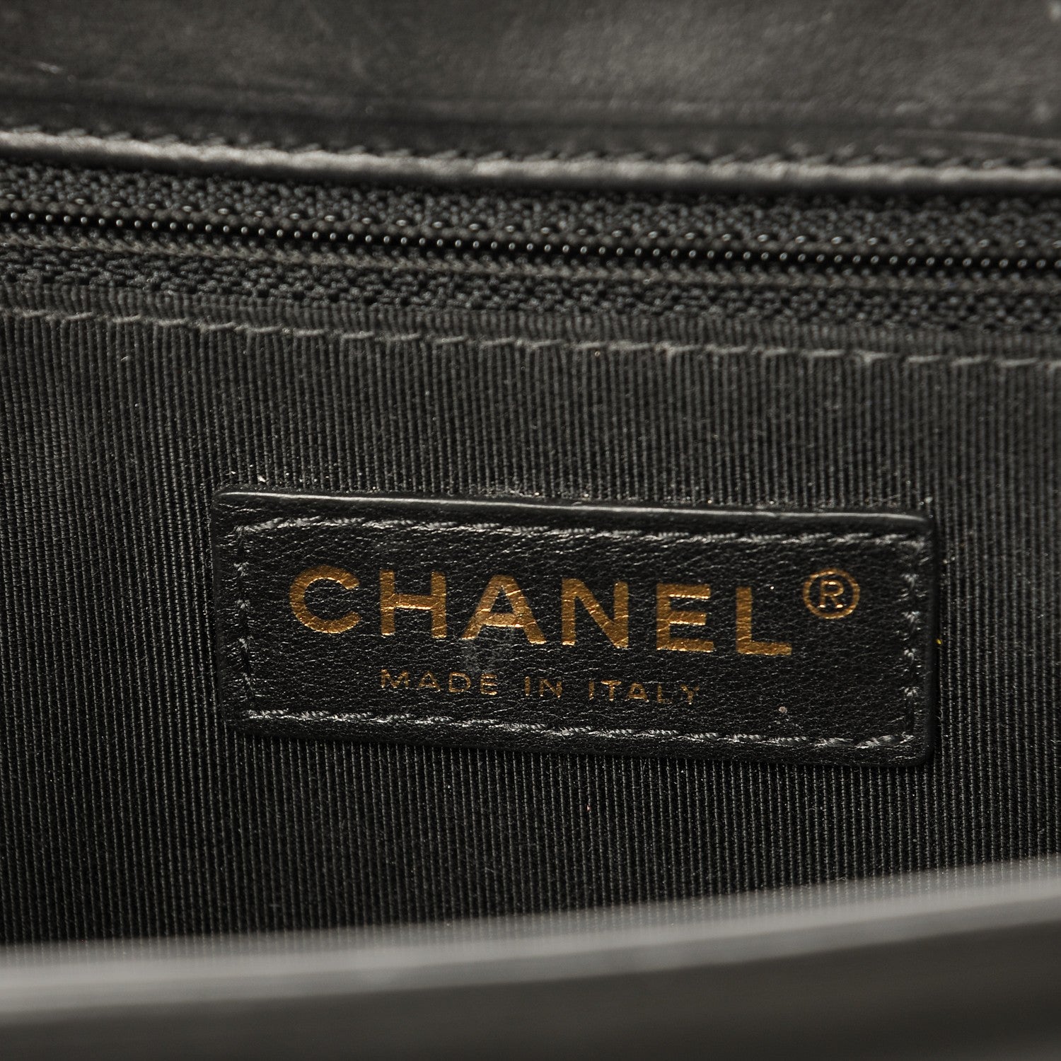 Chanel Glazed Calfskin Medium Boy Flap Black 7 of 11