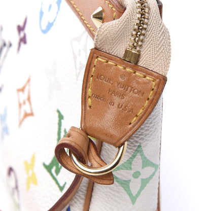 Louis Vuitton Monogram Multicolor Pochette Accessories White 8 of 10