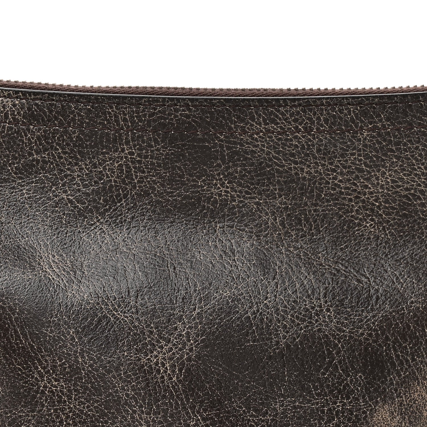 Givenchy Lambskin Crackled Vintage Calfskin Small Voyou Crossbody Bag Brown 8 of 10
