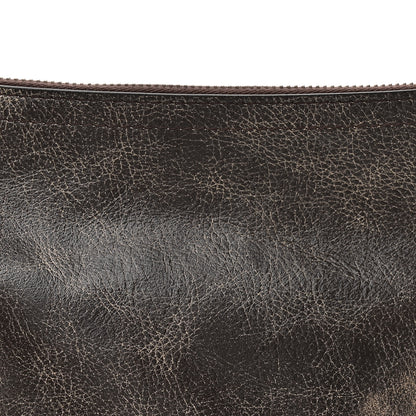 Givenchy Lambskin Crackled Vintage Calfskin Small Voyou Crossbody Bag Brown 8 of 10