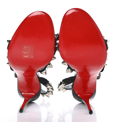 Christian Louboutin Kid Spitika 100 Sandals 37 Black 5 of 7
