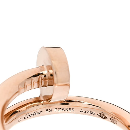Cartier 18K Pink Gold Juste Un Clou Ring 53 6.25 4 of 5
