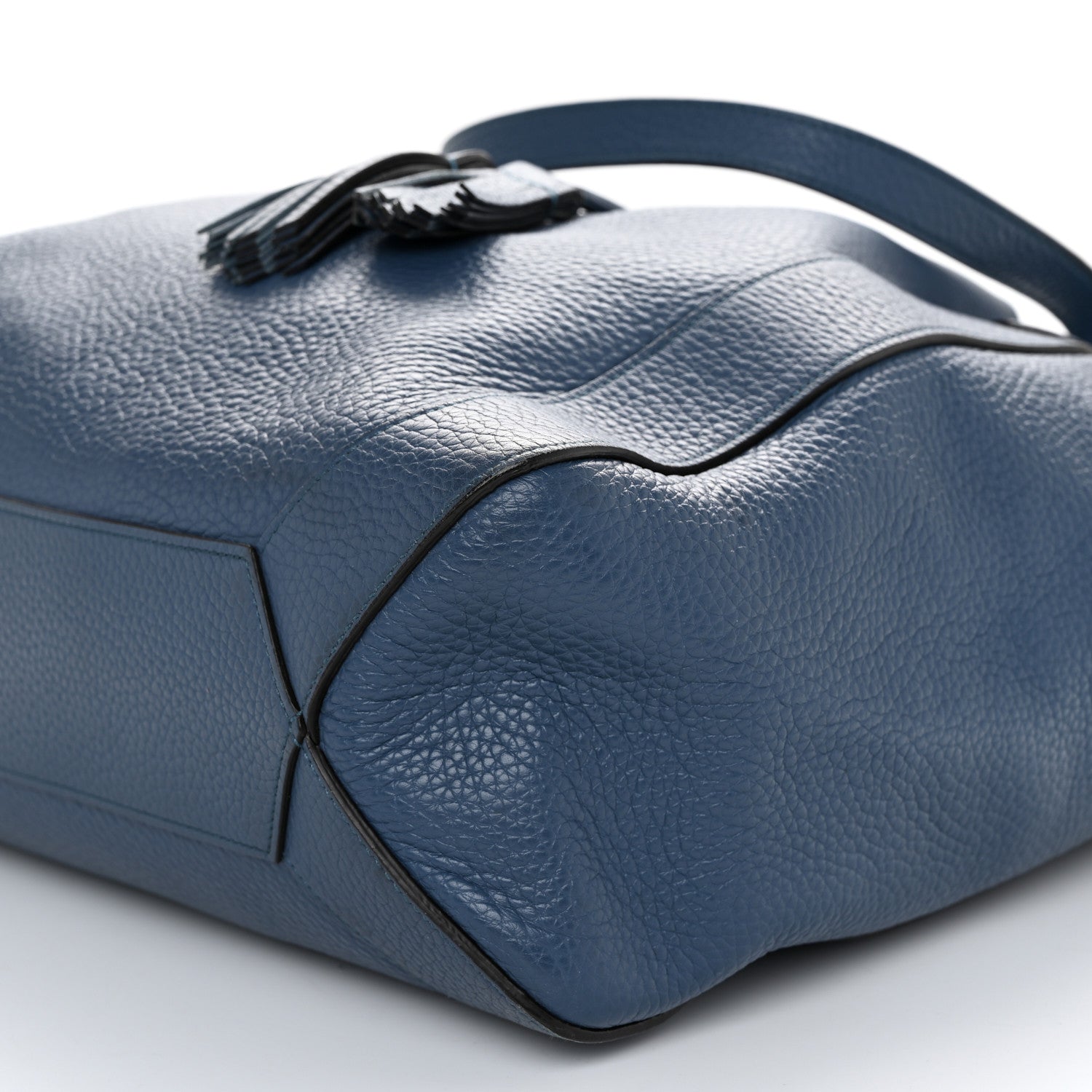 Mulberry Heavy Grain Calfskin Millie Tote Dark Blue 12 of 13