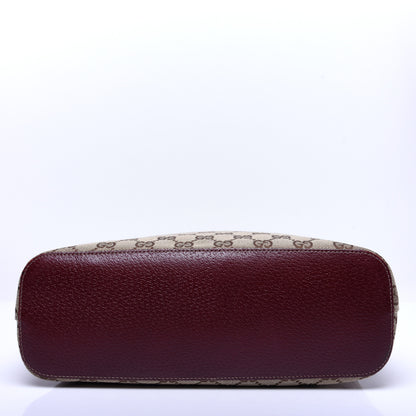 Gucci Monogram Shoulder Bag Red 10 of 13