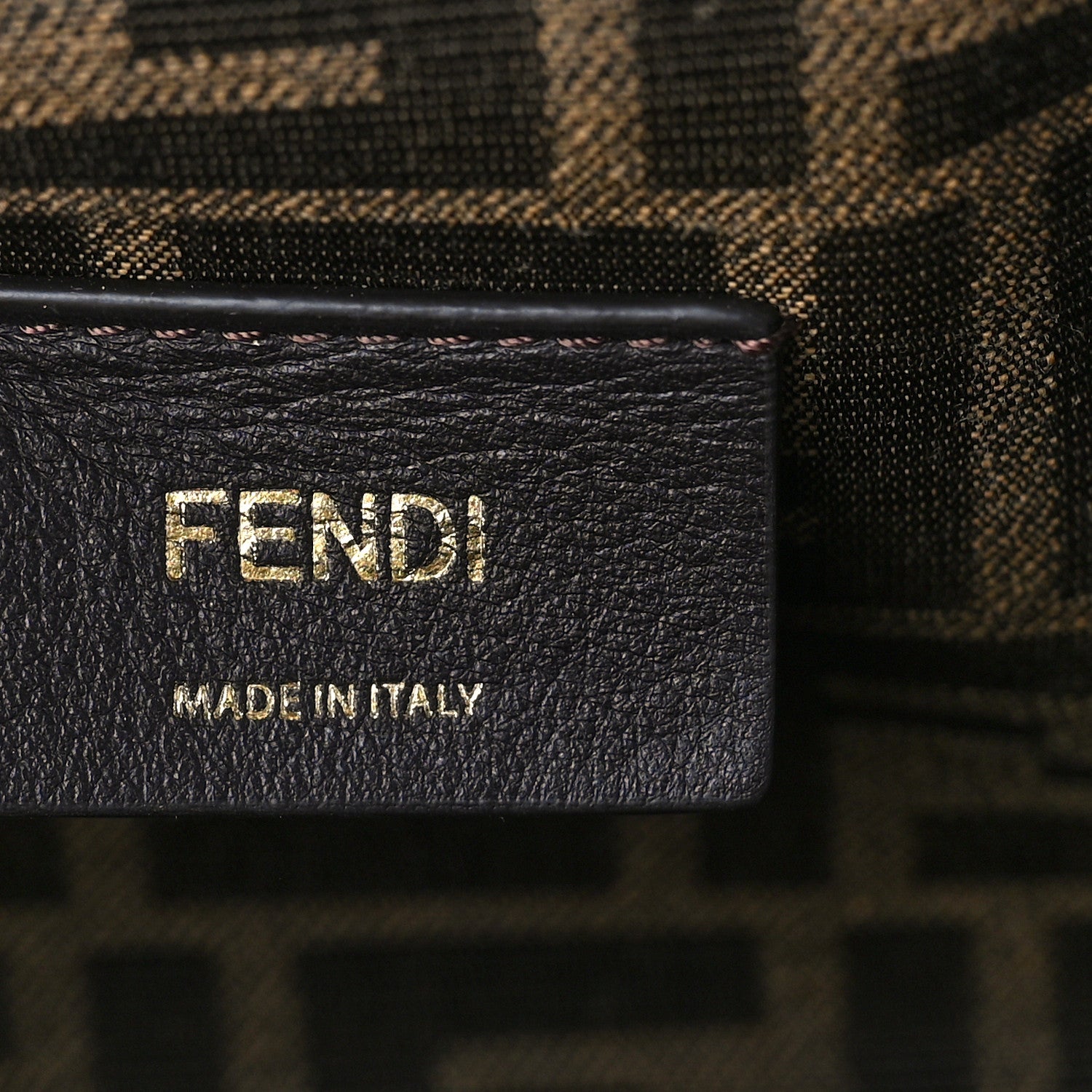 Fendi Shiny Nappa Small Fendi First Caramello 6 of 10