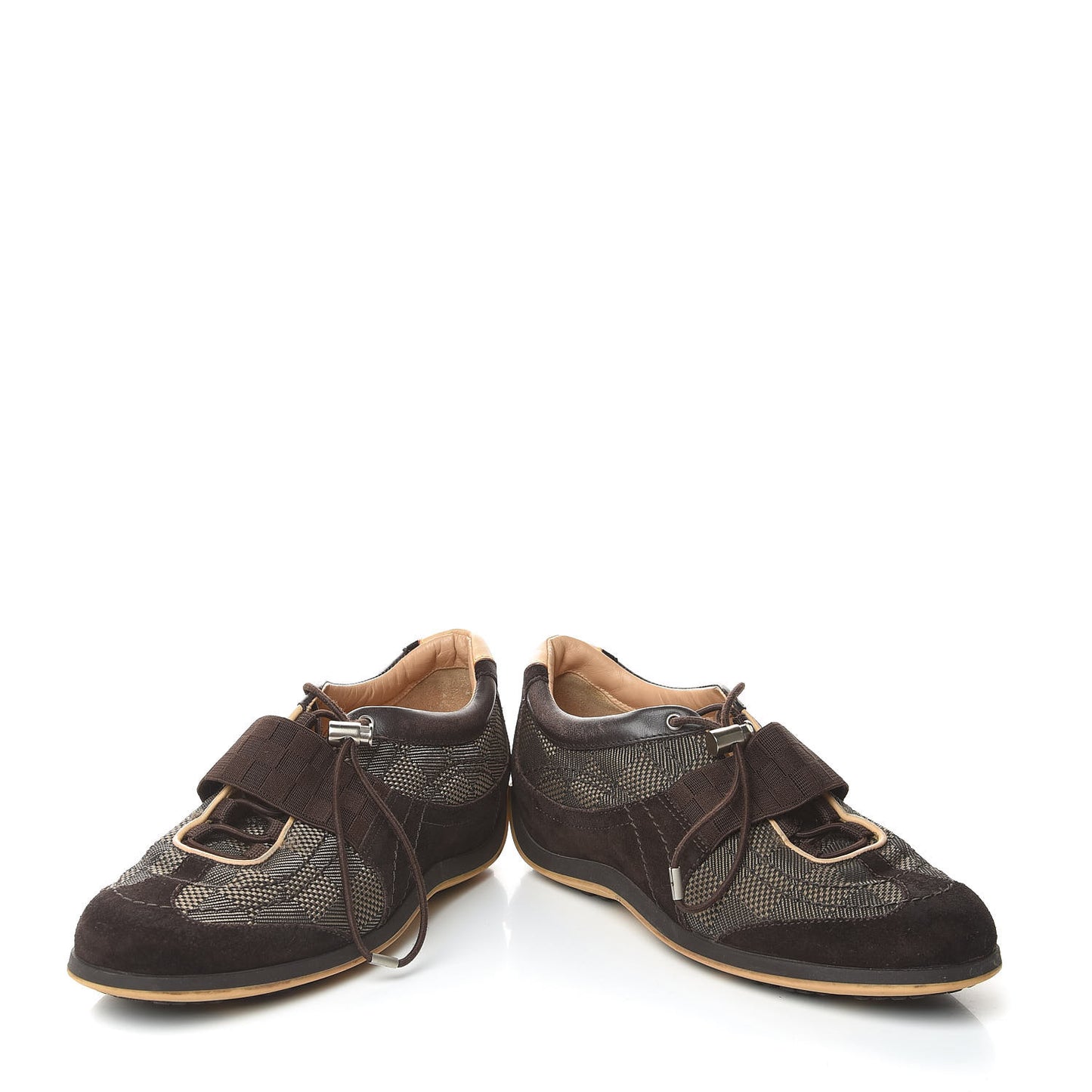 Damier Geant Chrono Sneaker 35.5 Brown