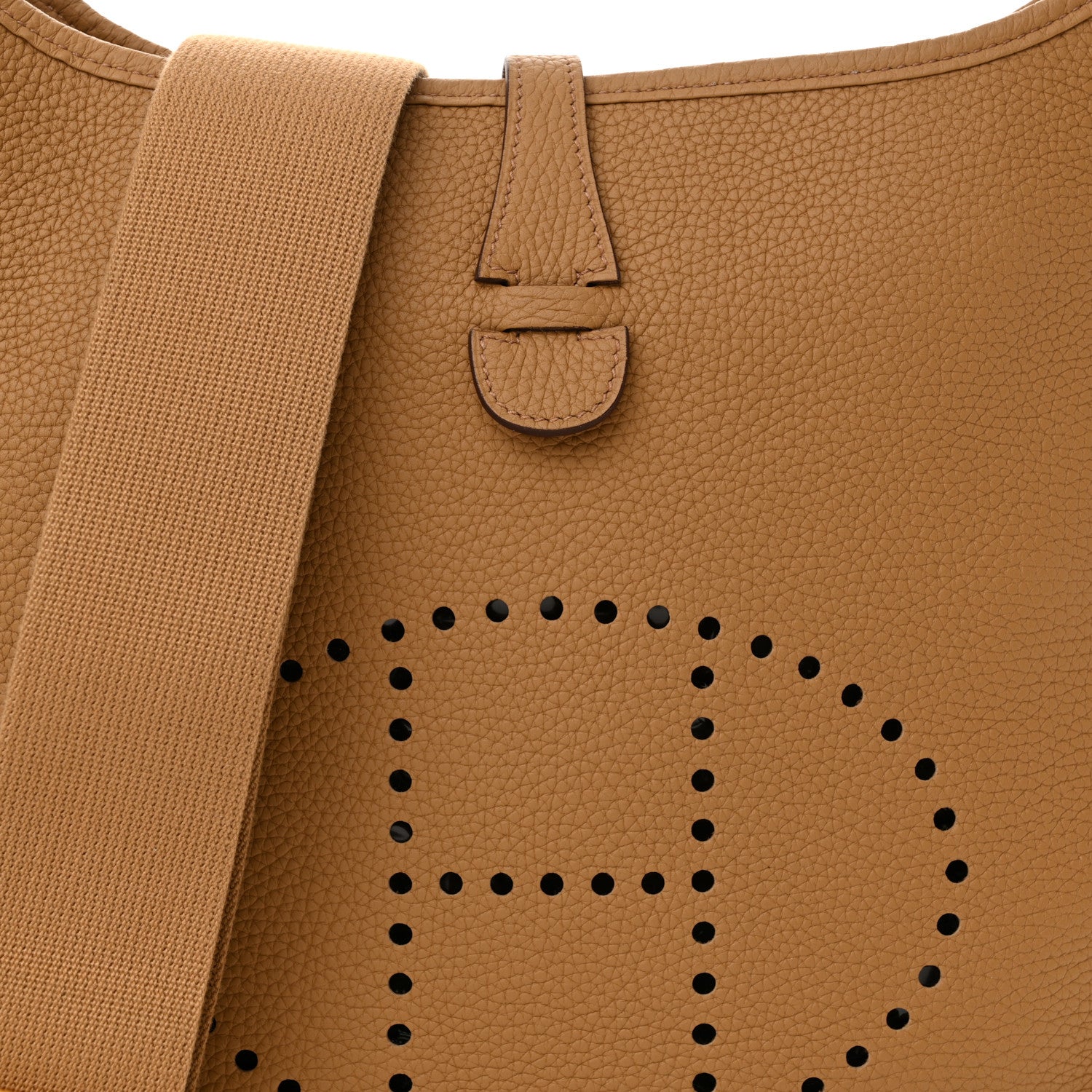 Hermes Taurillon Clemence Evelyne III PM Biscuit 8 of 10