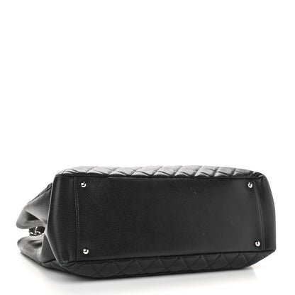 Chanel Caviar Quilted XL Grand Shopping Tote GST Black 4 of 12
