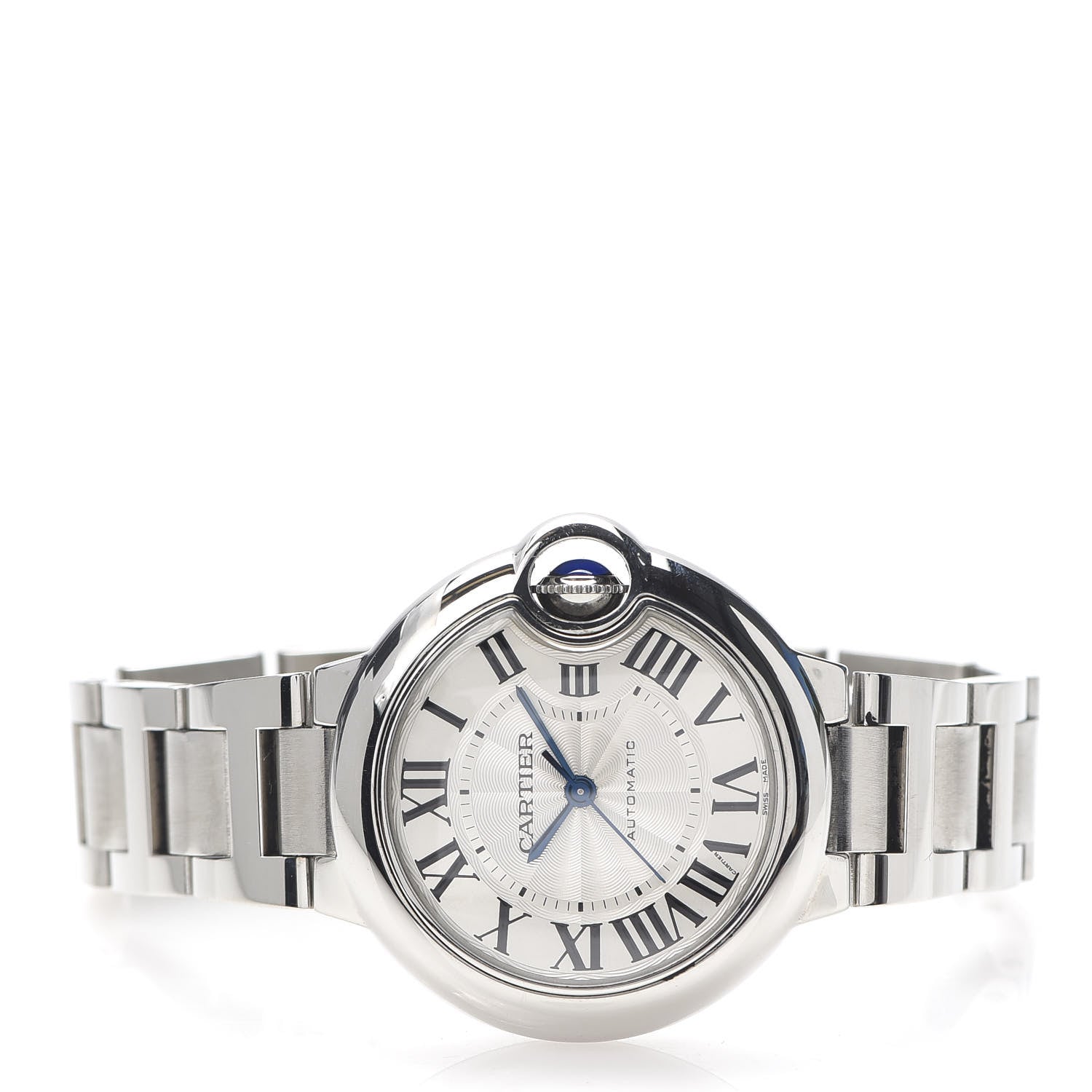 Cartier Stainless Steel 33mm Ballon Bleu De Automatic Watch 3 of 7