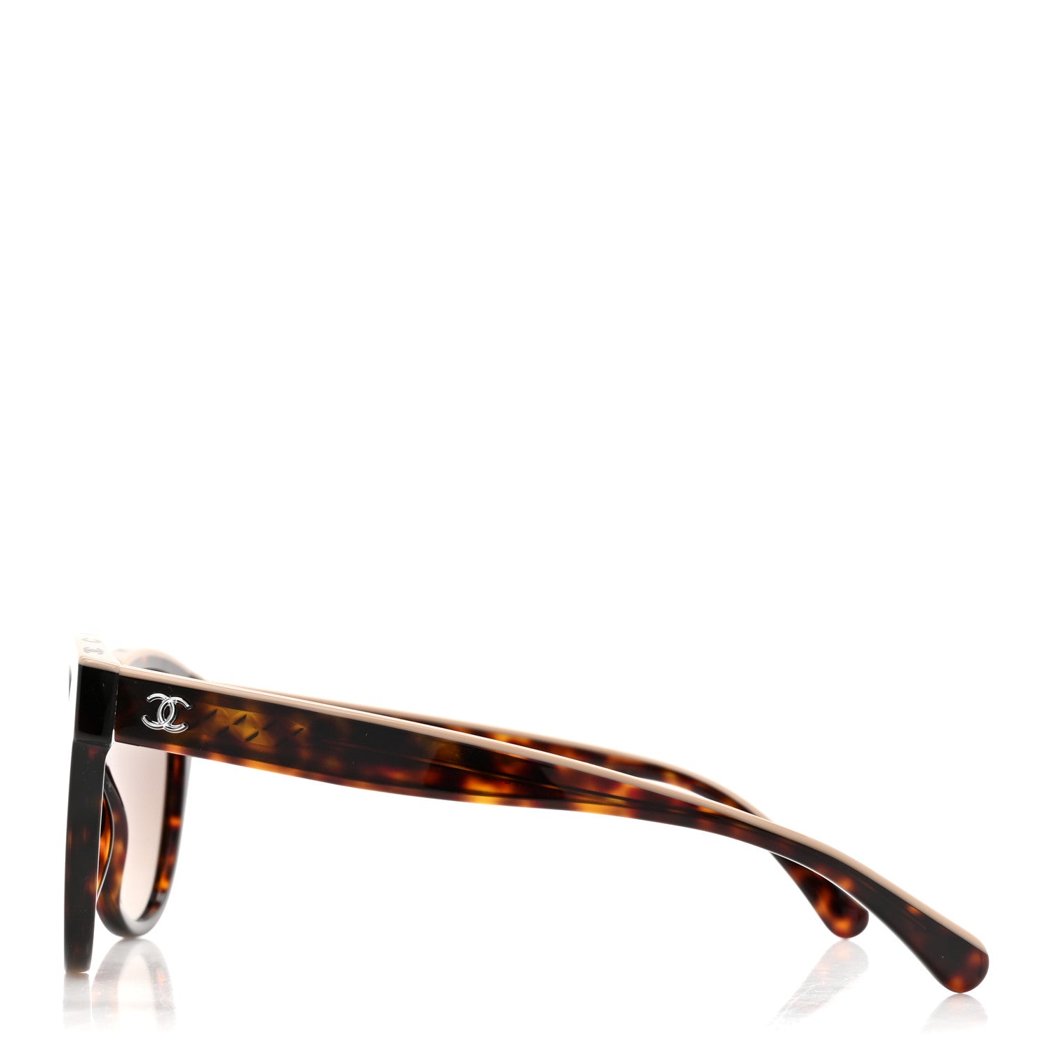 Chanel Acetate Polarized CC Butterfly Sunglasses 5414 Tortoise 3 of 8