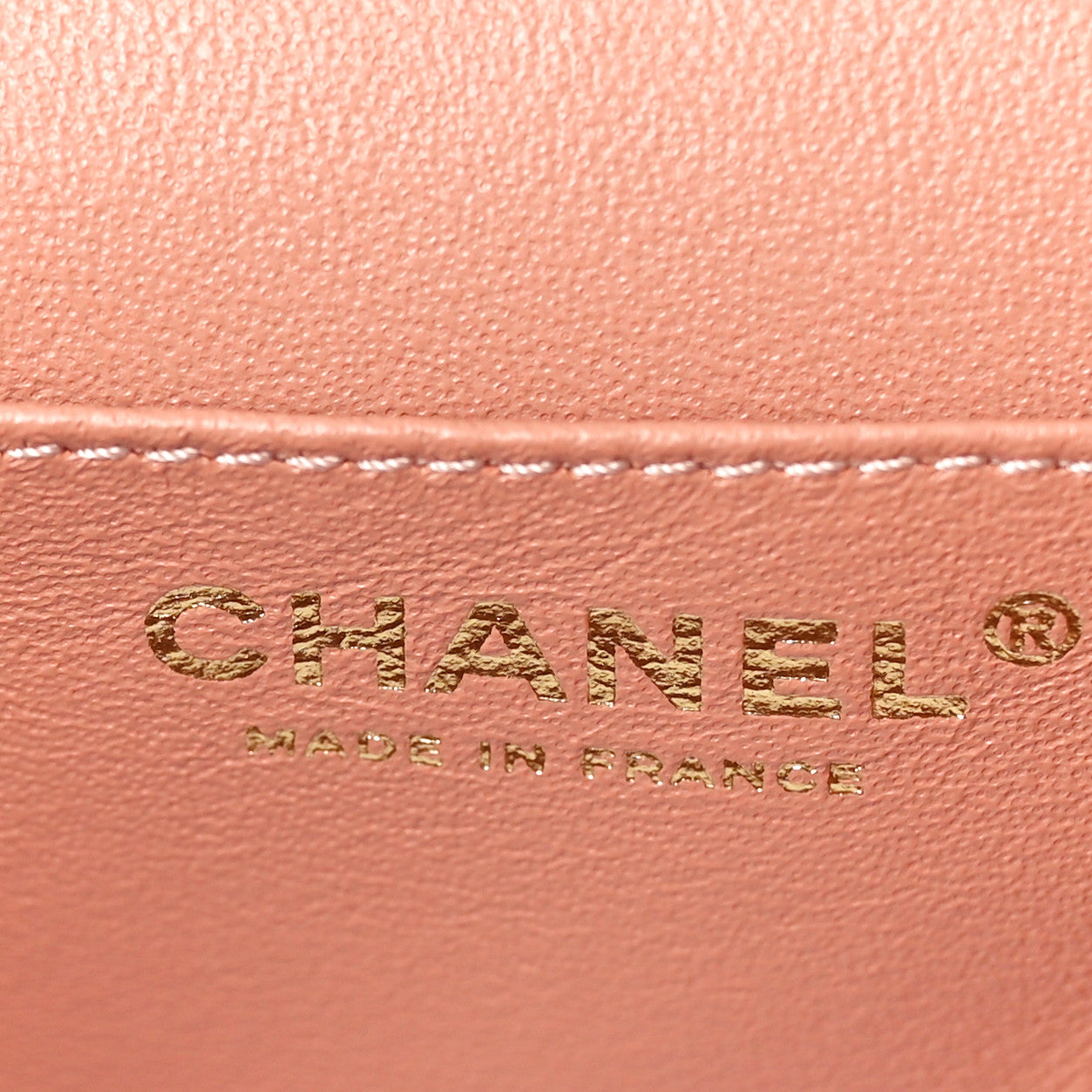 Chanel Lambskin Flat Quilted Knock On Wood Large Vanity Case Beige 6 of 10