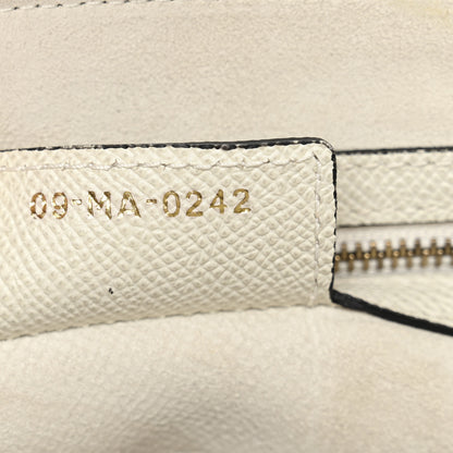 Christian Dior Grained Calfskin Saddle Bag White 7 of 11