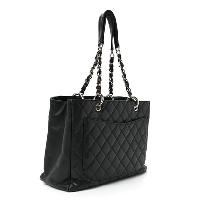 Chanel Caviar Quilted Grand Shopping Tote GST Black 3 of 11