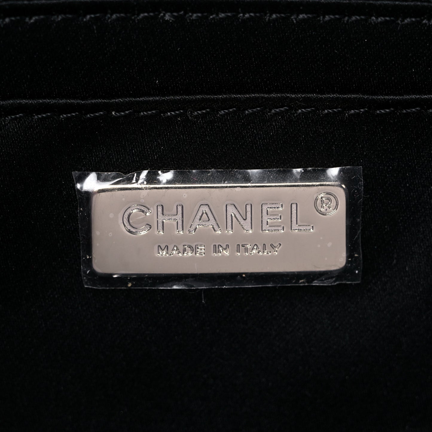 Sequin Small Single Flap Black