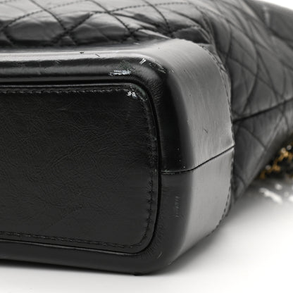 Chanel Aged Calfskin Quilted Maxi Gabrielle Hobo Black 10 of 18