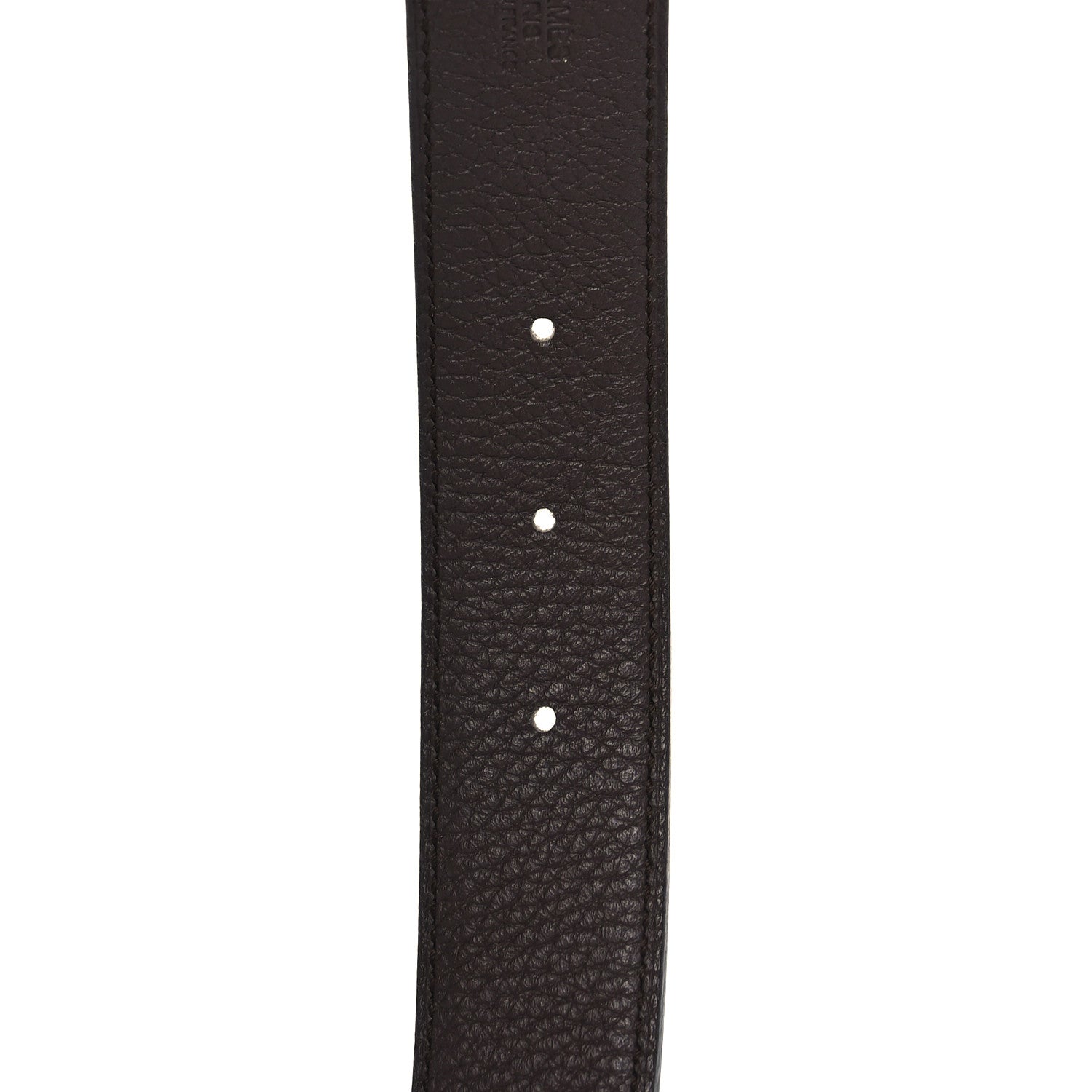 Hermes Box Togo 32mm H Speed Belt 85 34 Black Chocolate Gris Clair 5 of 7