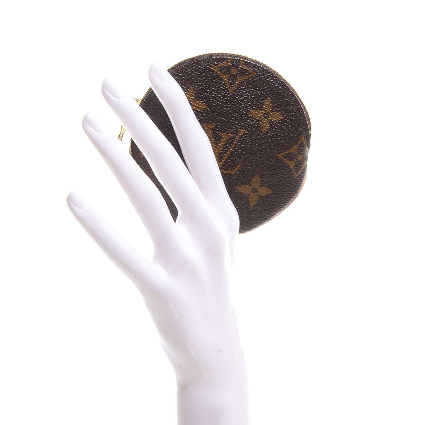 Monogram Round Coin Purse