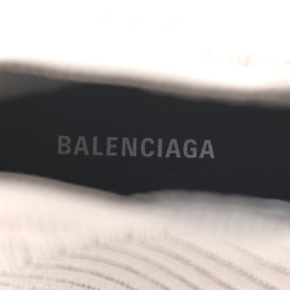 Balenciaga Ribbed Knit Womens Speed 2.0 Transparent Sole Sneakers 41 Baltic Grey White 6 of 8