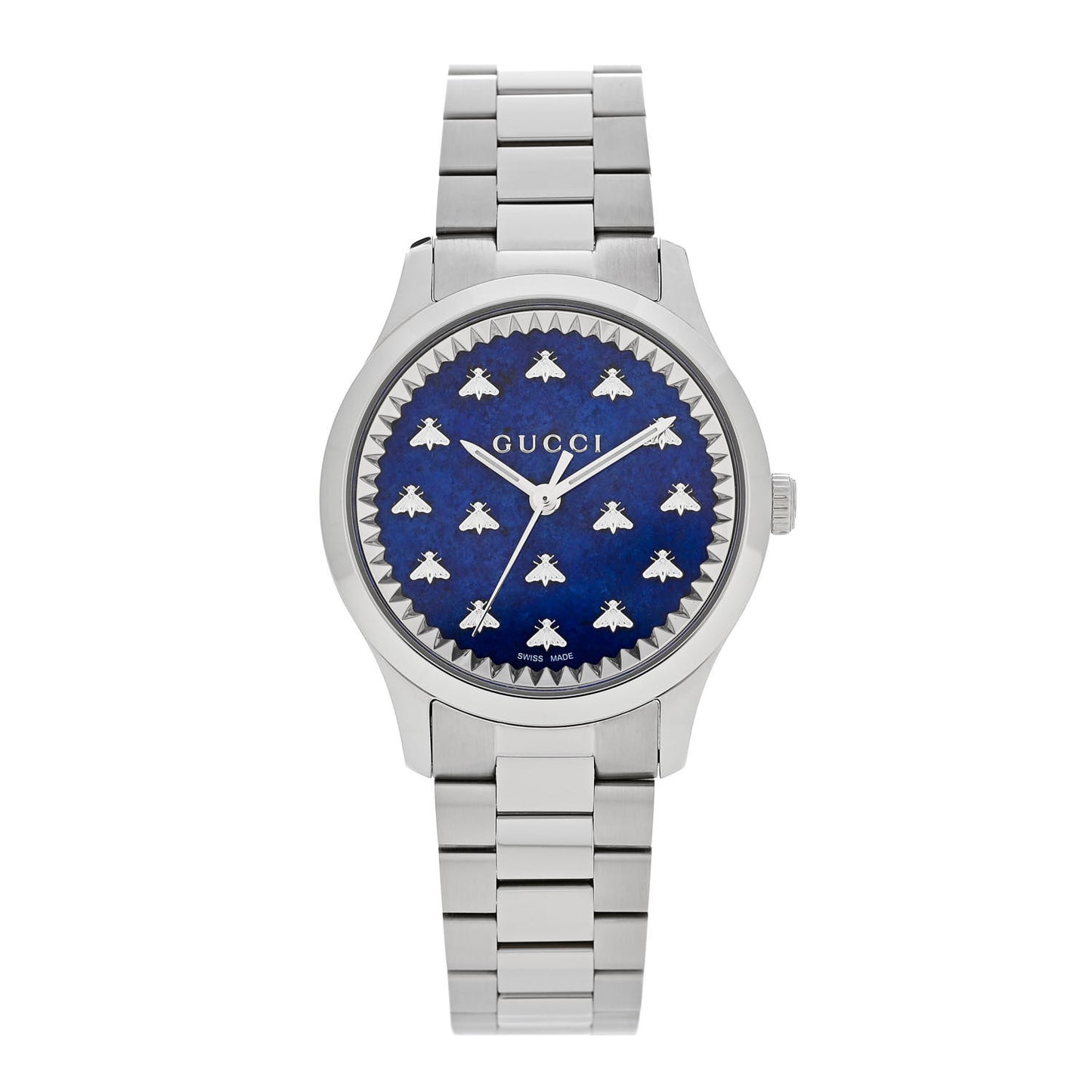 Stainless Steel 32mm G-Timeless Bee Quartz Watch Blue