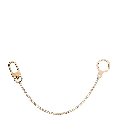 Louis Vuitton Metal Pochette Extender Key Ring Chain Gold 1 of 3