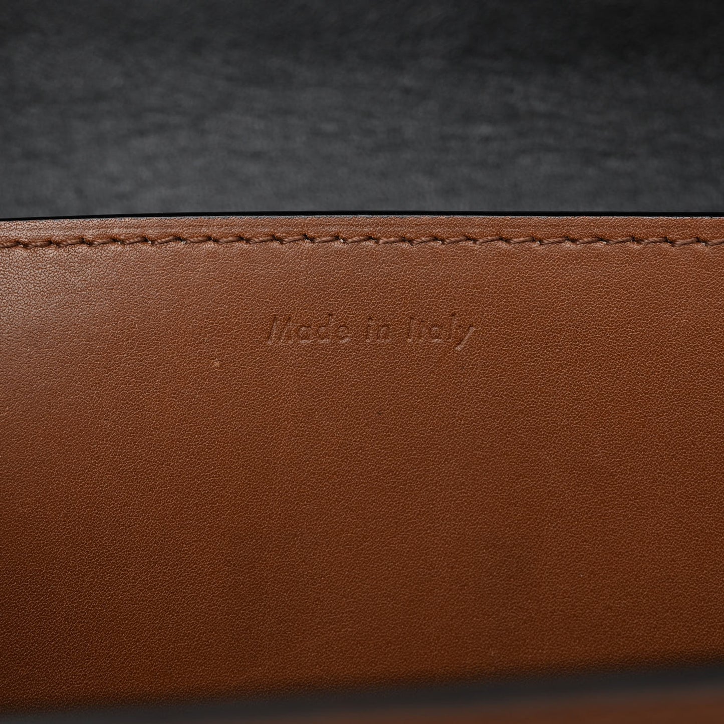 Calfskin Medium Bi-Color Case Flap Camel