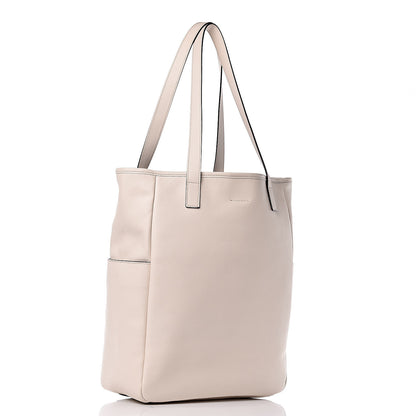 Alexander McQueen Calfskin Skull Perforated Tote Off White 3 of 14
