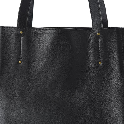 Chloe Smooth Calfskin Medium Milo Shopping Tote Black 9 of 9